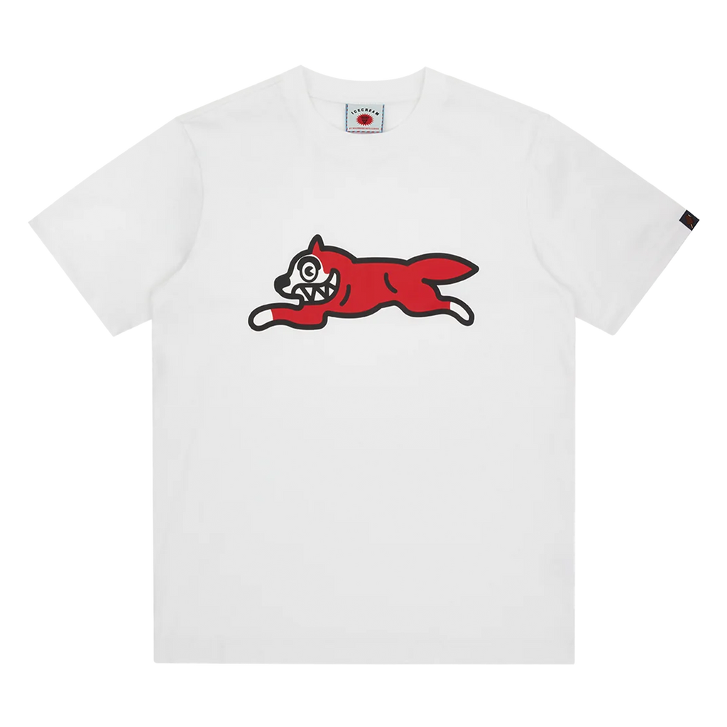 ICECREAM Running Dog T-Shirt 'White Red'