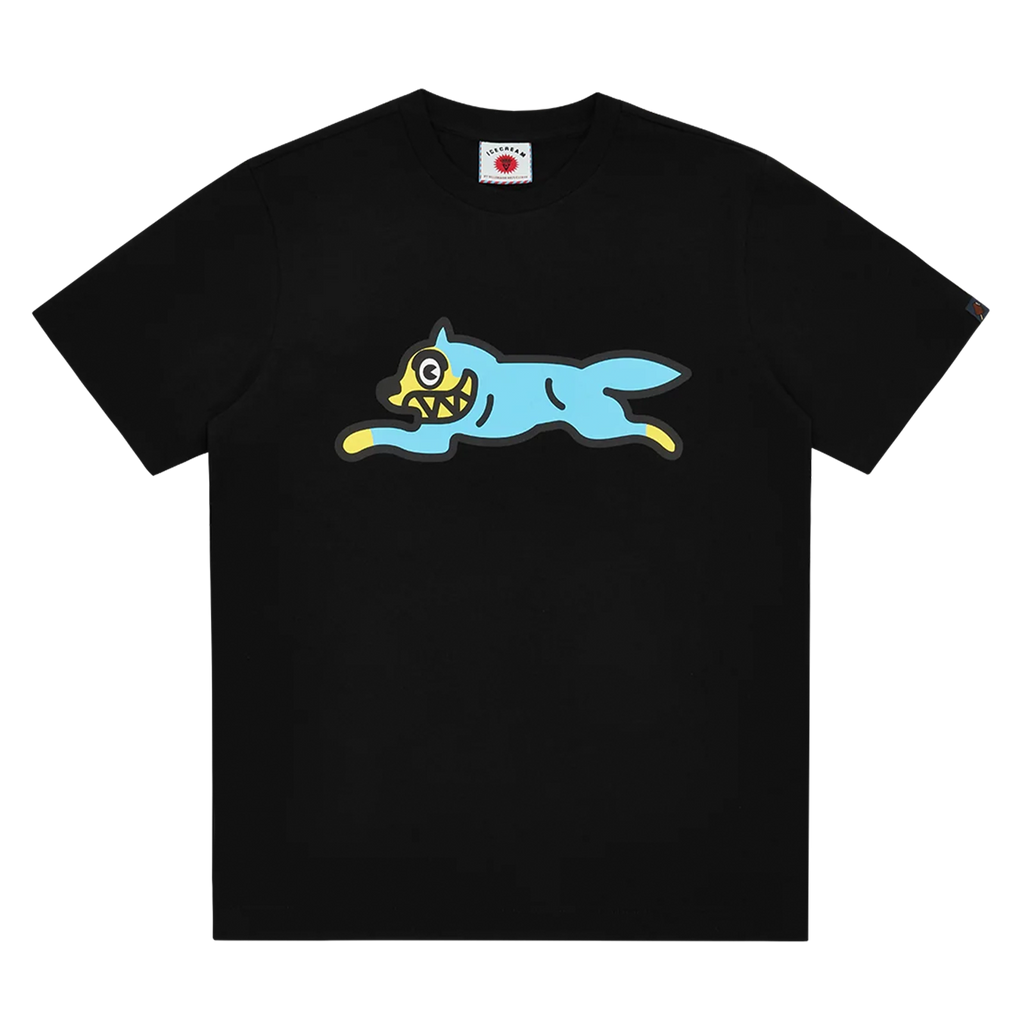 ICECREAM Running Dog T-Shirt 'Black Blue'
