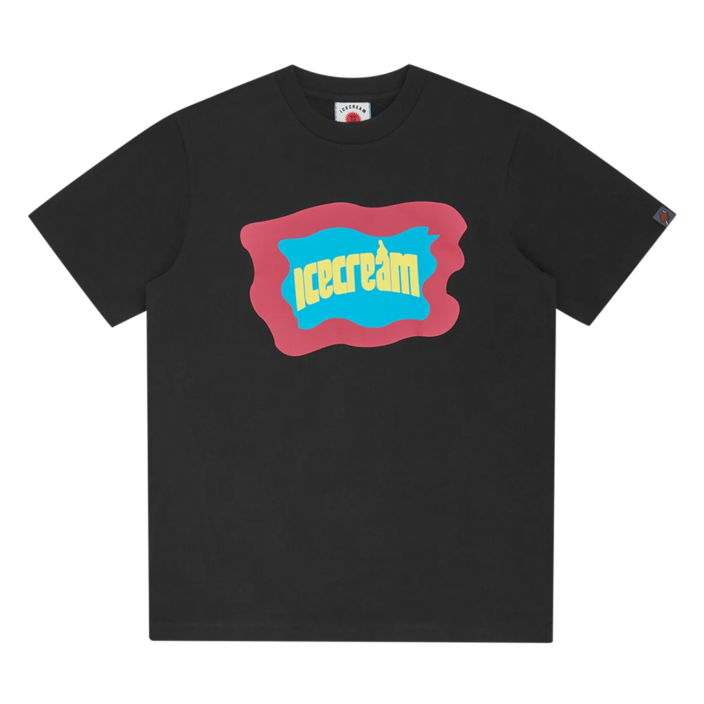 ICECREAM Block Logo T-Shirt 'Black'