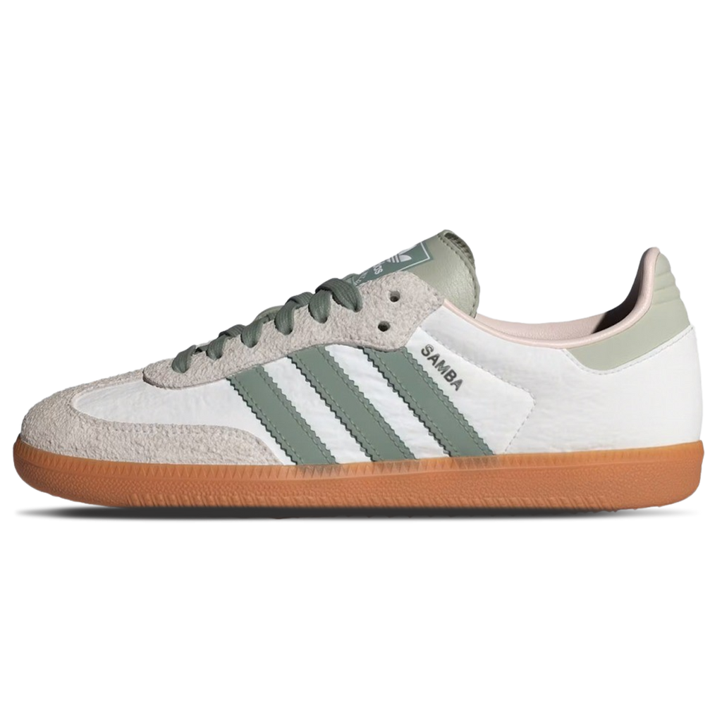 adidas Samba OG Wmns 'White Silver Green'