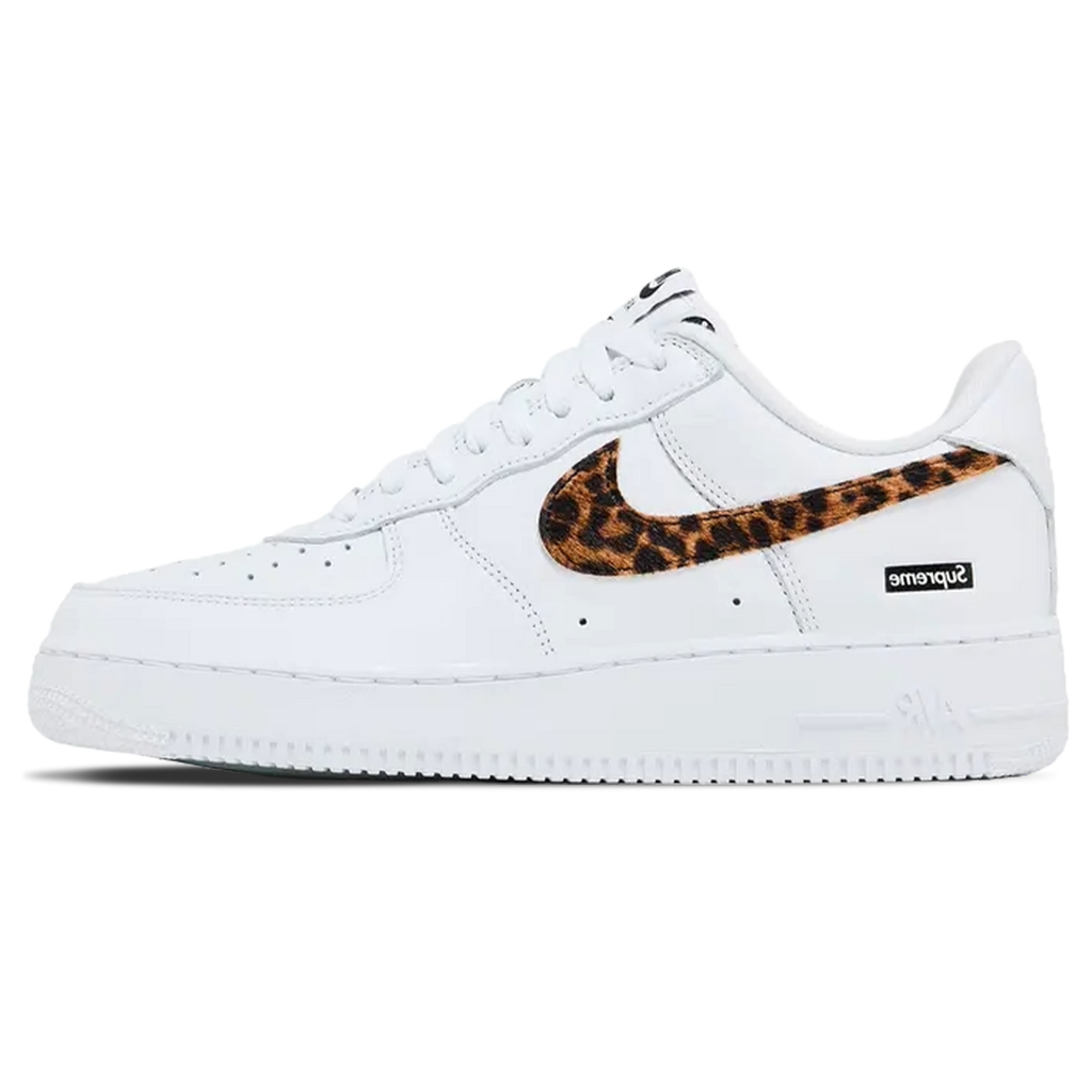 Supreme x GOODENOUGH x Nike Air Force 1 Low 'White Cheetah Print'