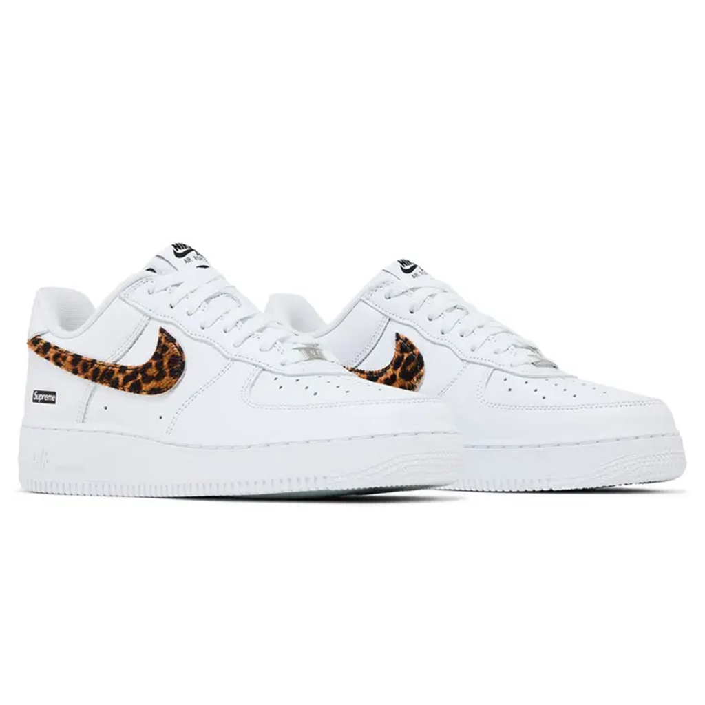 Supreme x GOODENOUGH x Nike Air Force 1 Low 'White Cheetah Print'