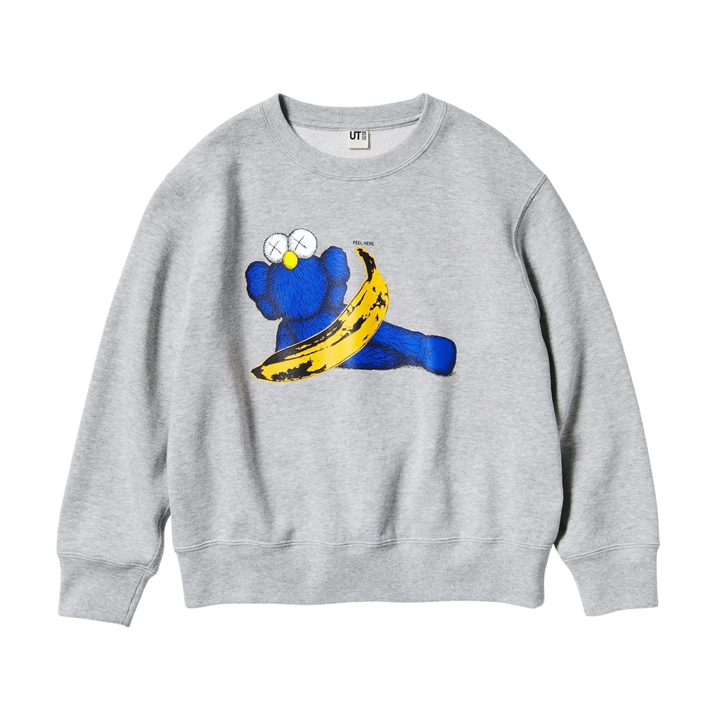KAWS x Warhol x UNIQLO UT Graphic Sweatshirt Kids 'Grey'