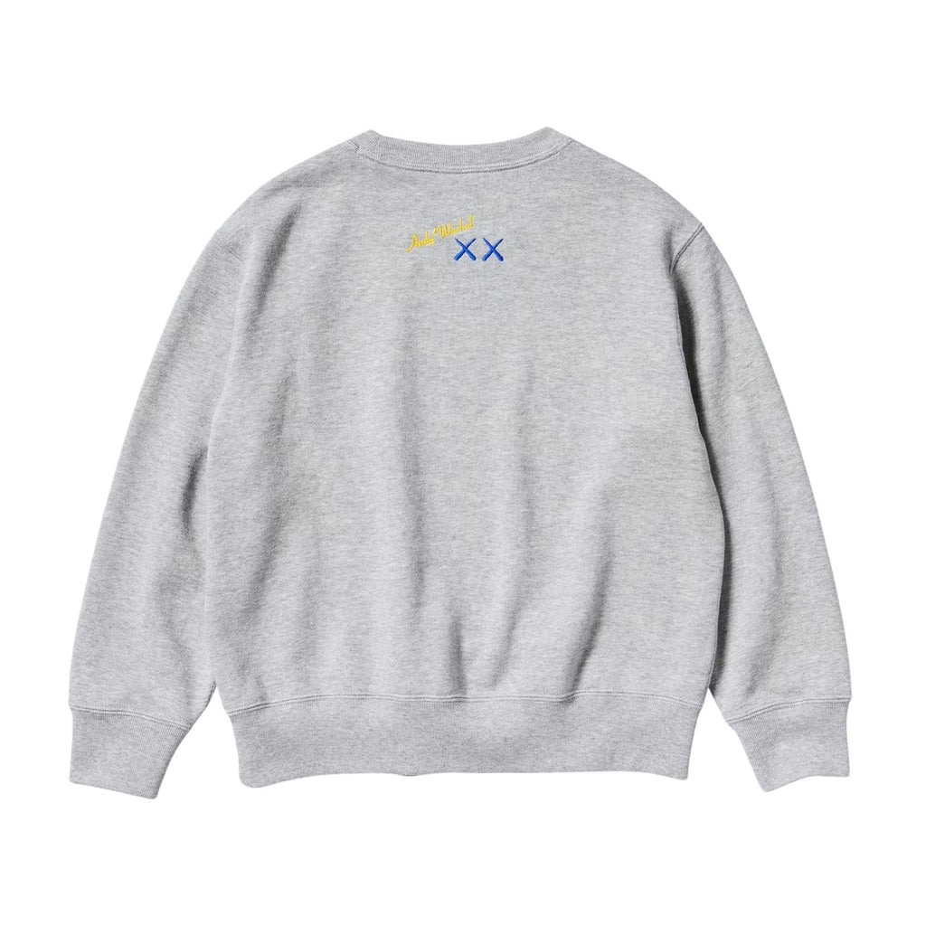 KAWS x Warhol x UNIQLO UT Graphic Sweatshirt Kids 'Grey'