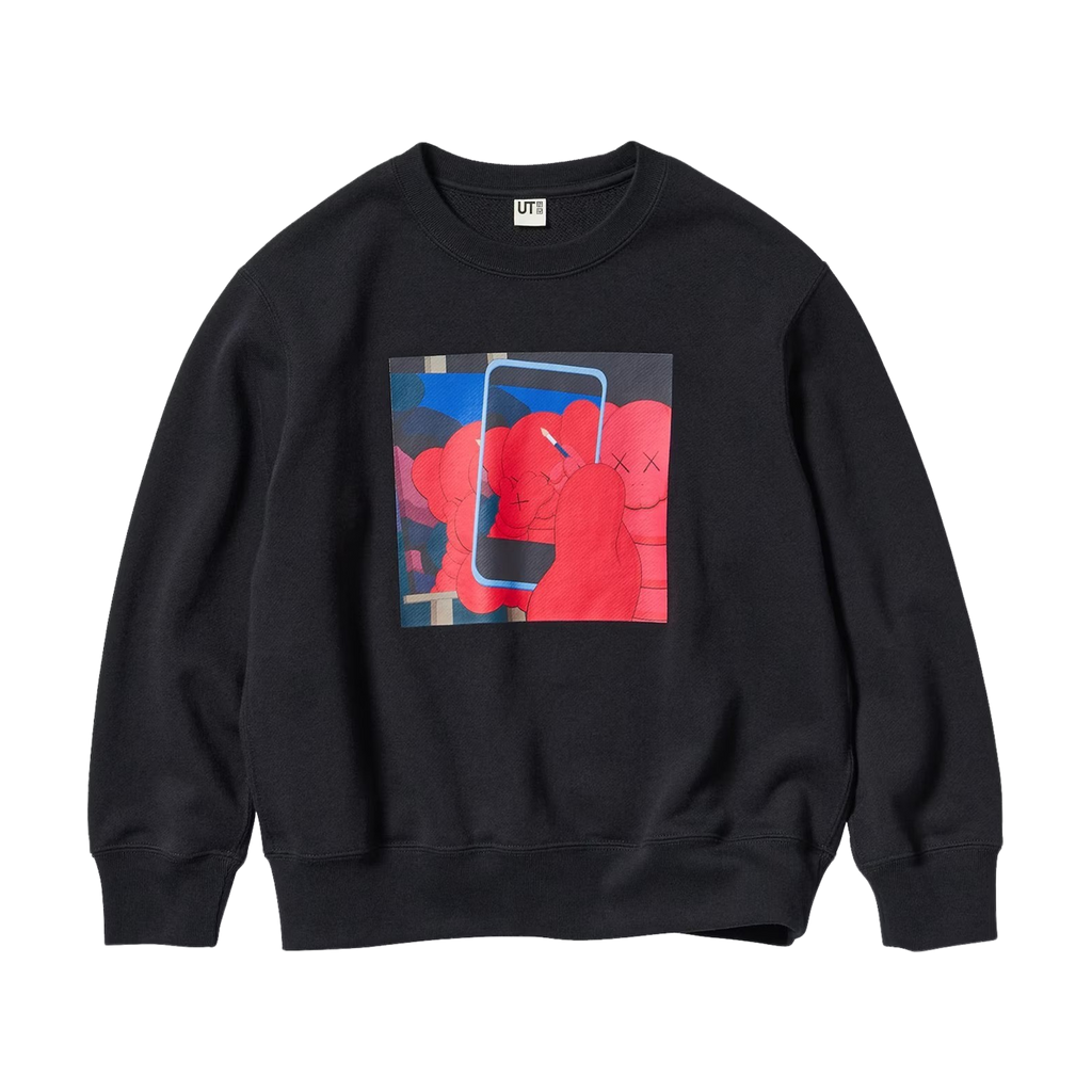 KAWS x Warhol x UNIQLO UT Graphic Sweatshirt Kids 'Black'
