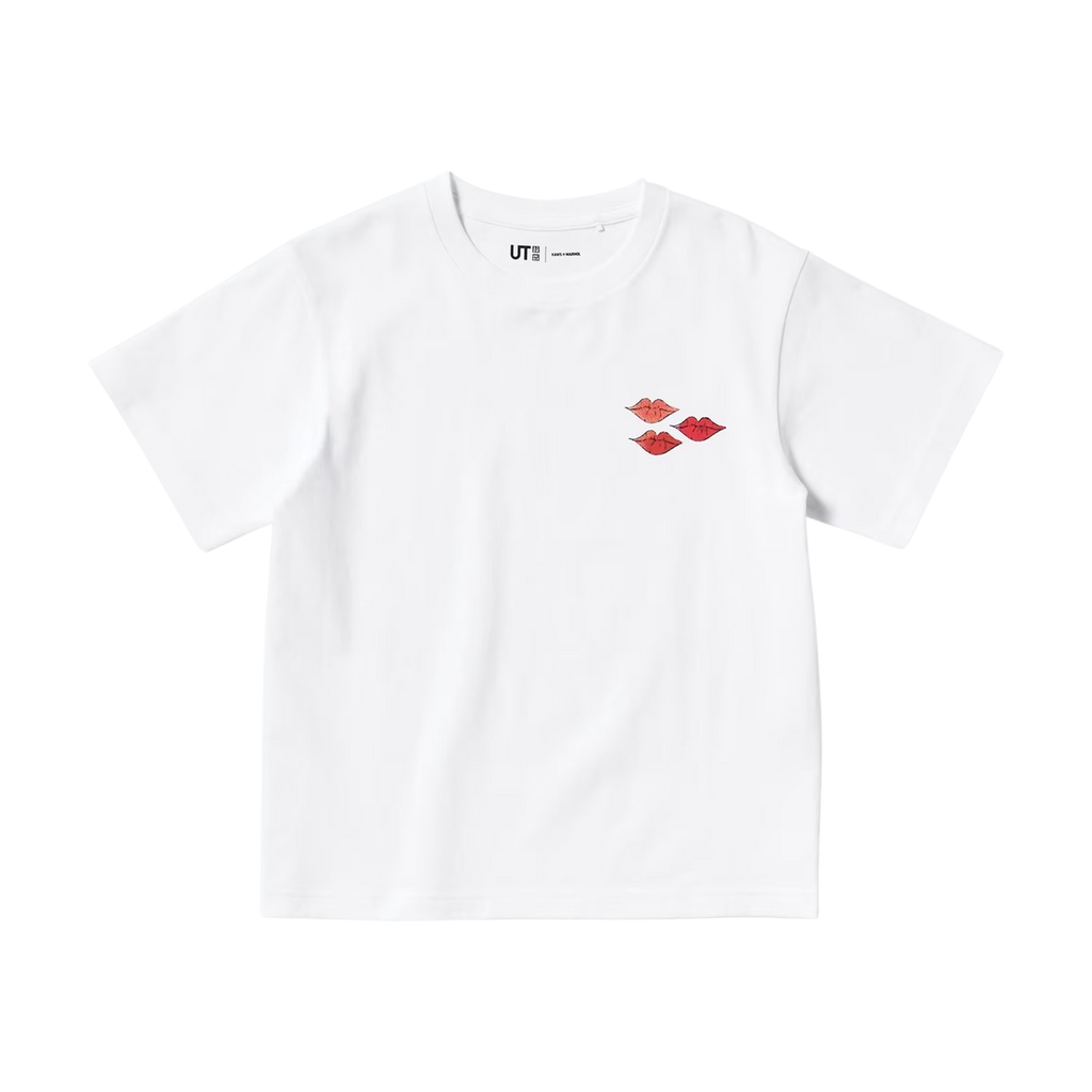 KAWS x Warhol x UNIQLO UT Graphic T-Shirt Kids 'White Red'