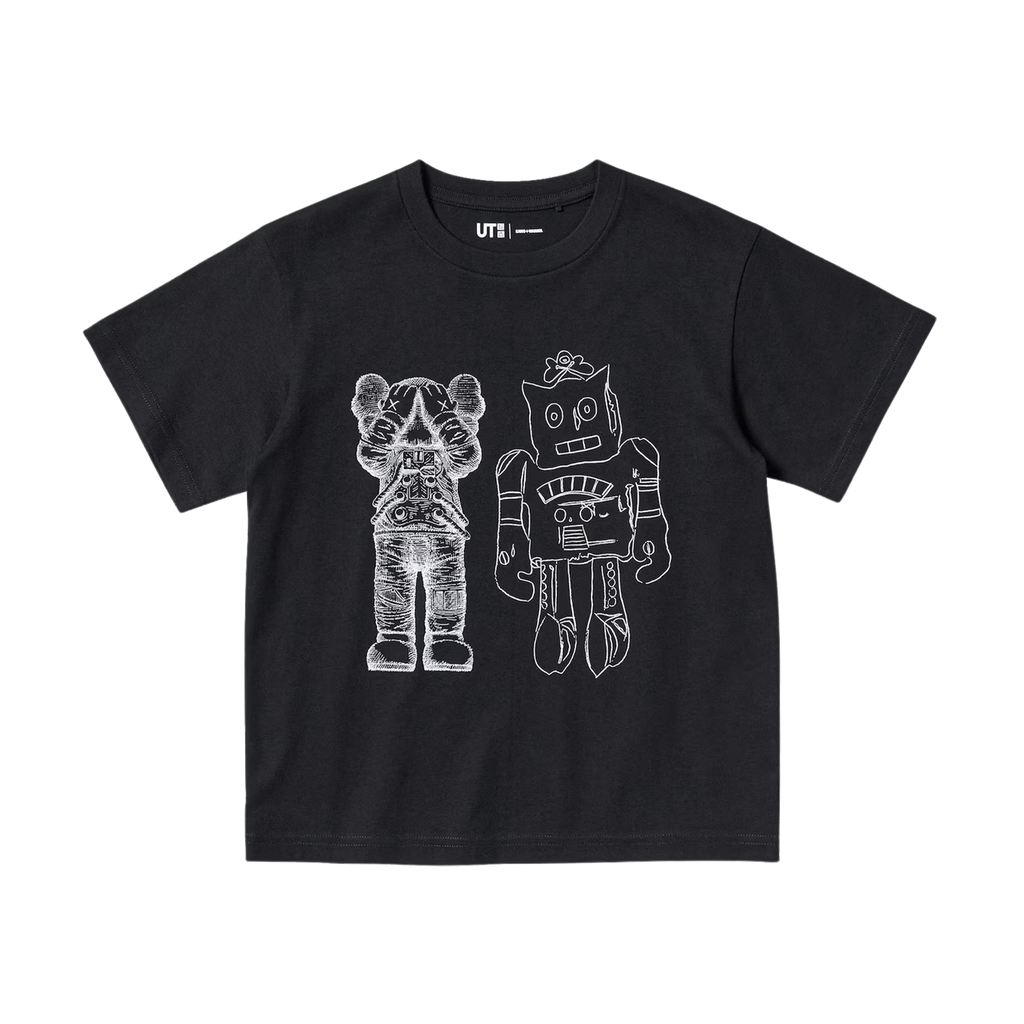 KAWS x Warhol x UNIQLO UT Graphic T-Shirt Kids 'Black'