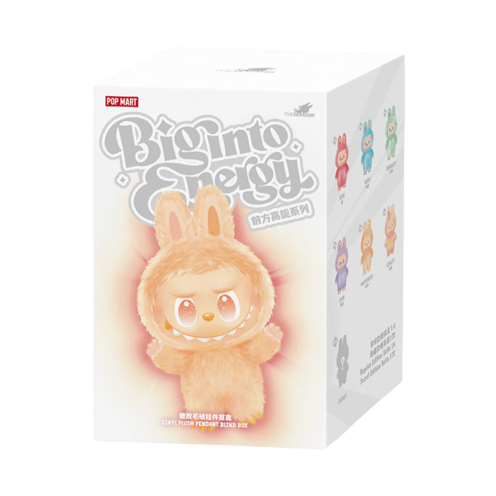 Pop Mart Labubu The Monsters Big into Energy Series Vinyl Plush Pendant Sealed Case (6 Blind Box)