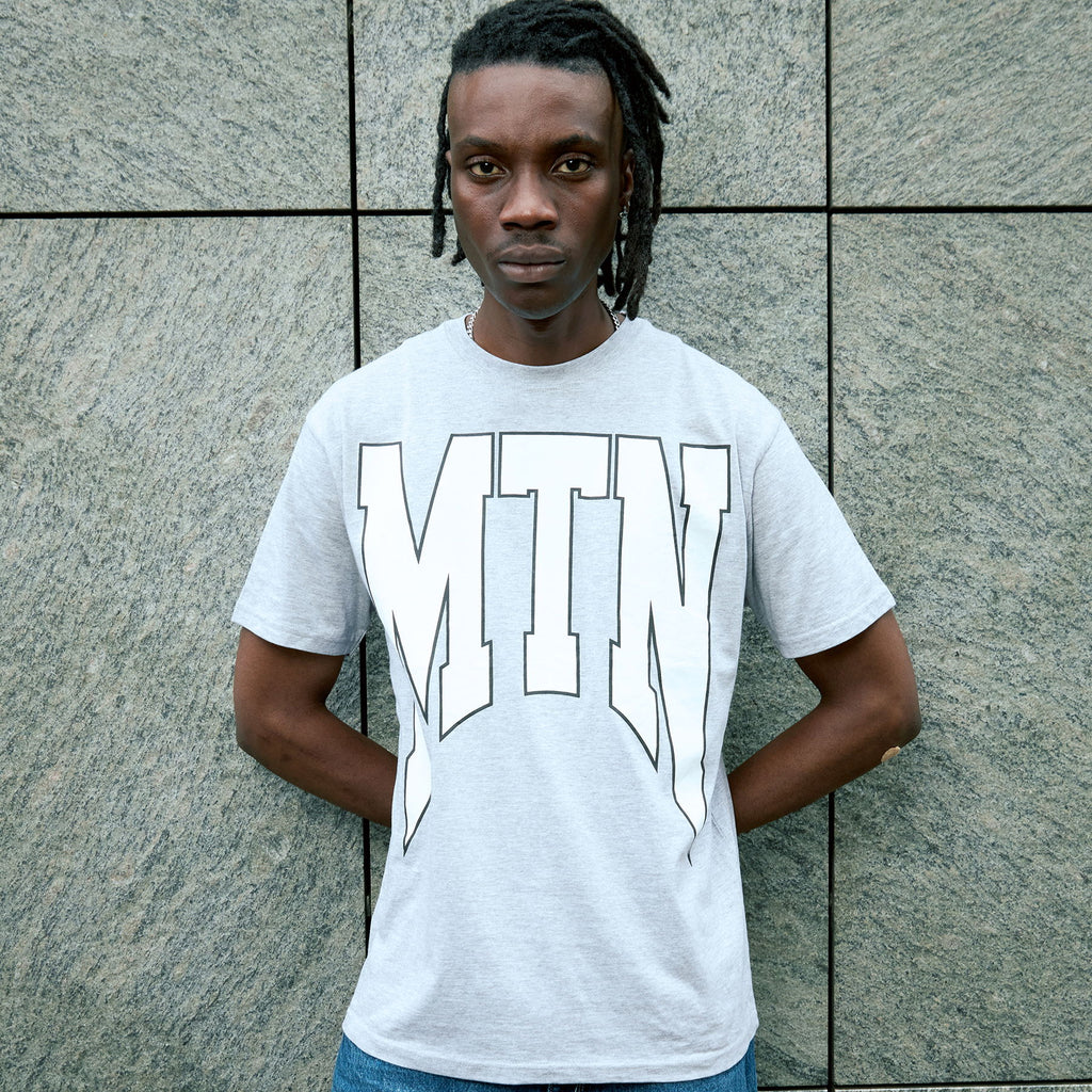 Motherlan MTN Two Tone Arch Logo T-shirt 'Grey'