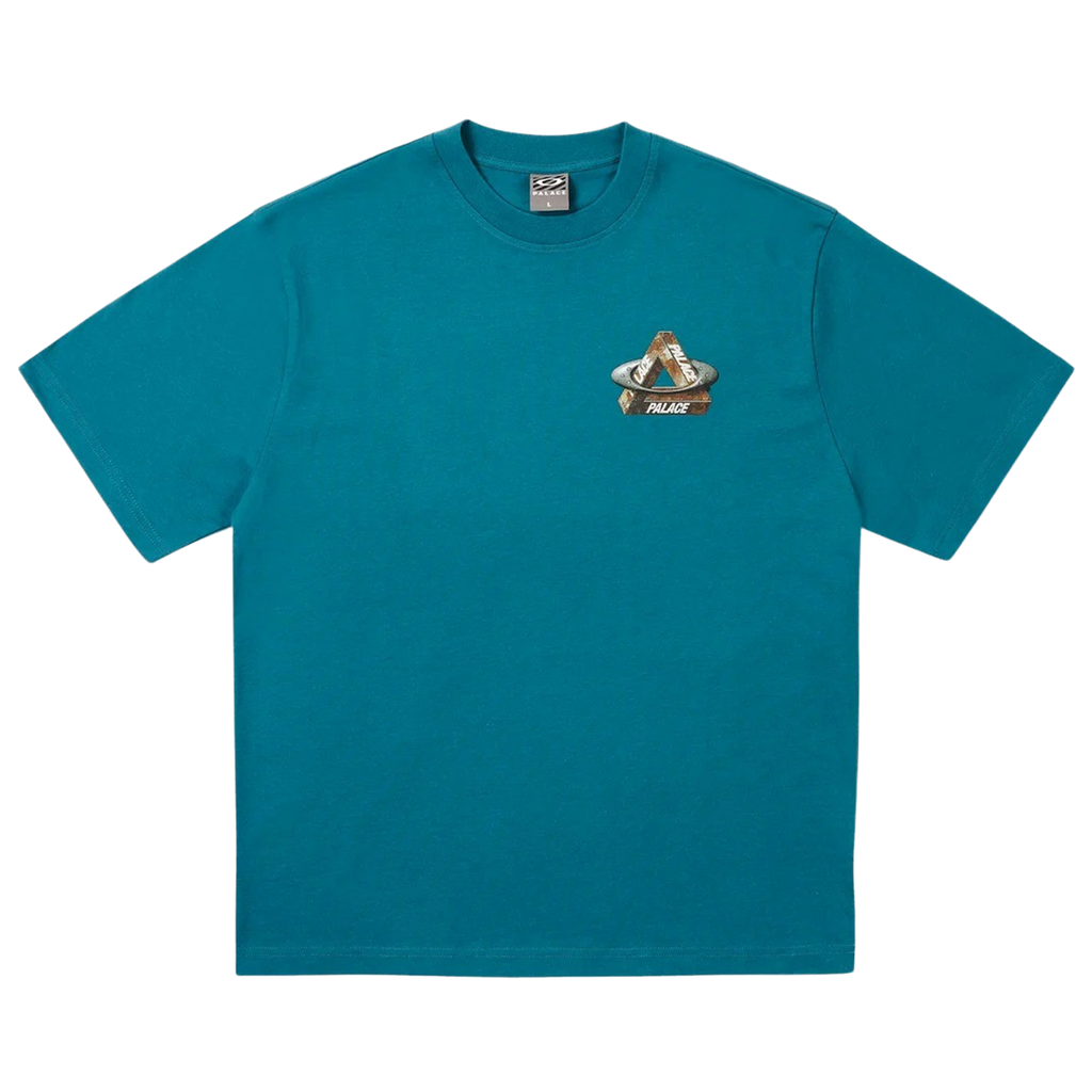 Palace x Oakley T-Shirt 'Petrol'