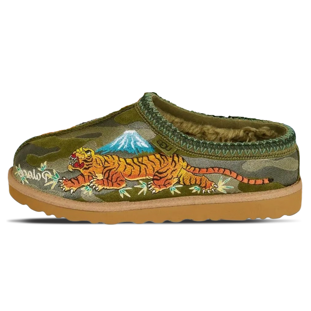 Palace x UGG Tasman Slipper 'Burnt Olive Camo'