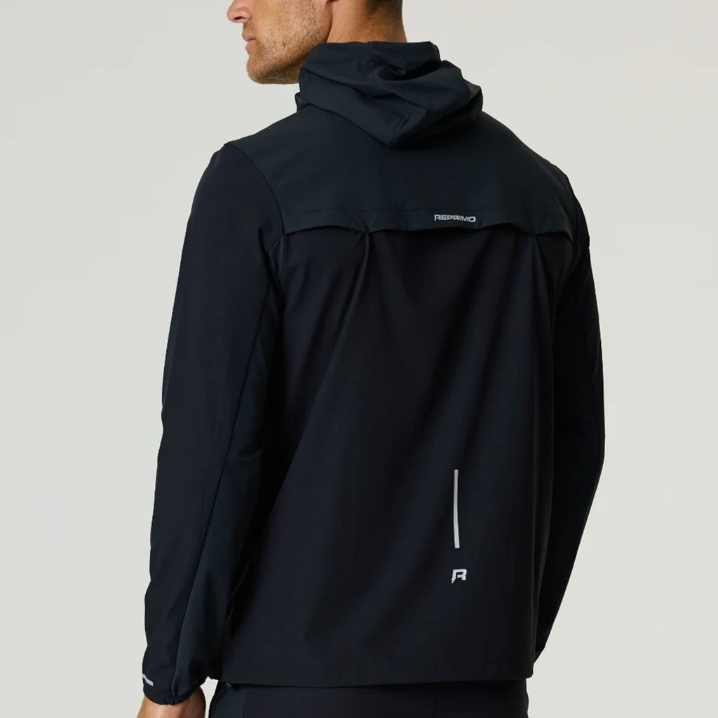 Reprimo Flight Windbreaker Jacket 'Black Meteorite'