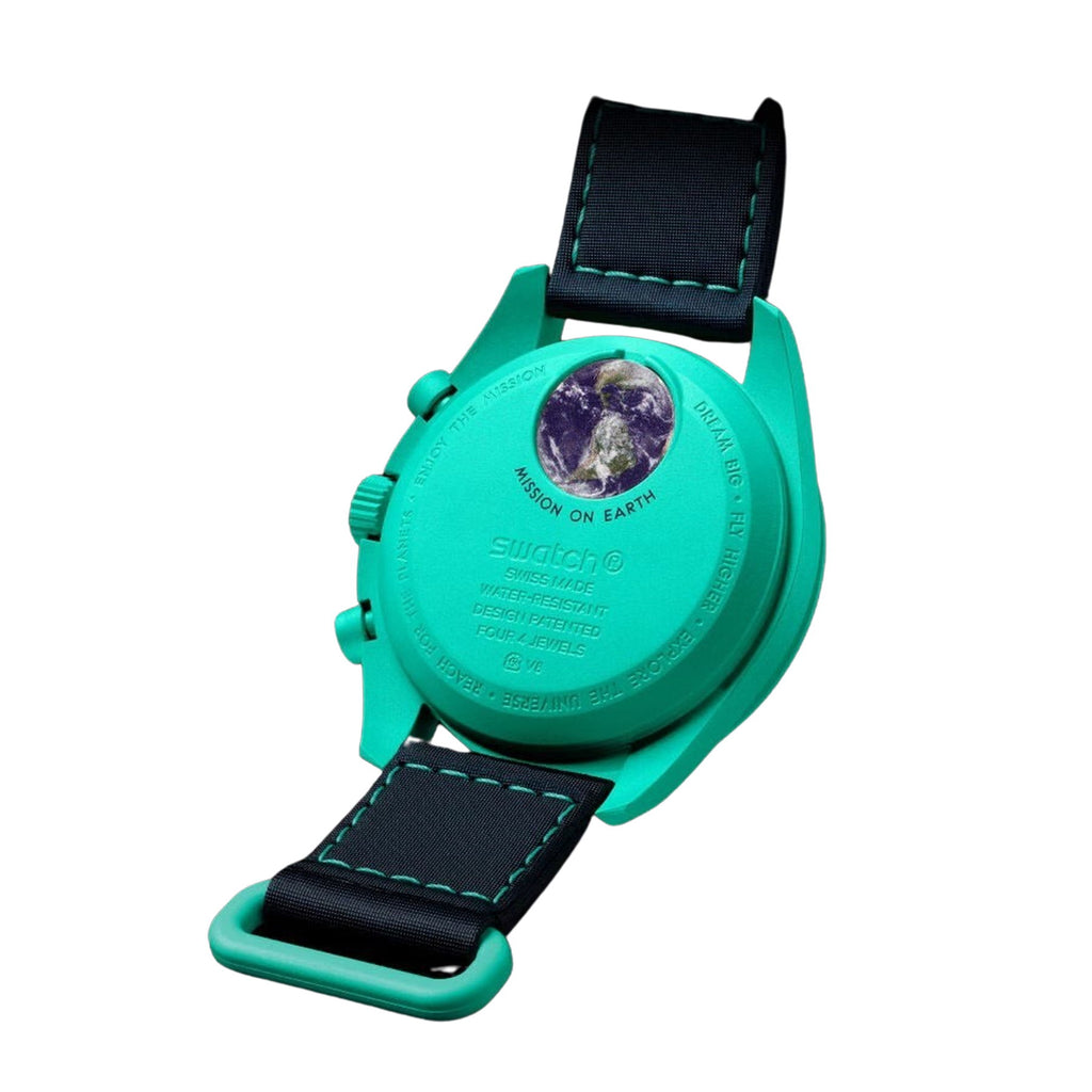 Swatch x Omega Bioceramic Moonswatch Mission On Earth - Polar Lights