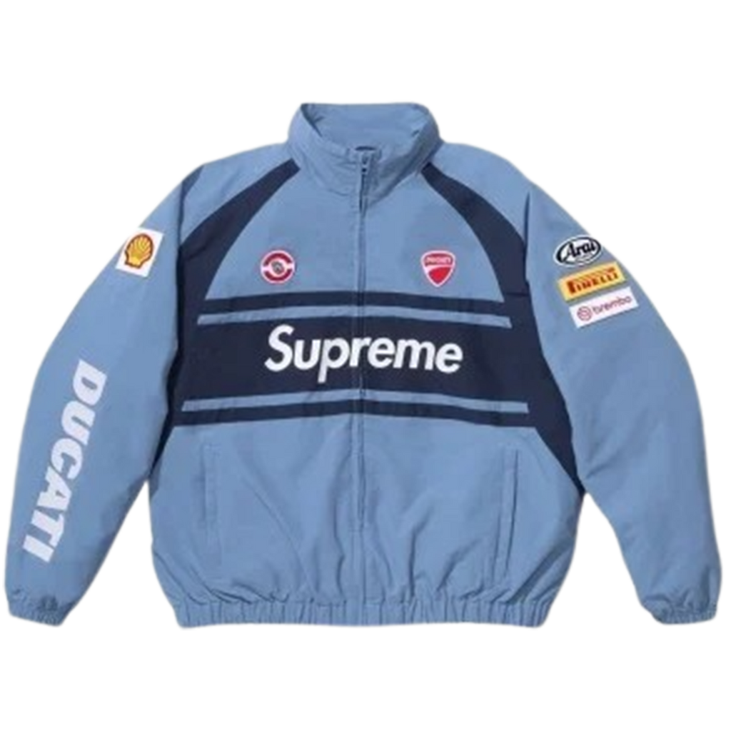 Supreme x Ducati Track Jacket 'Blue'