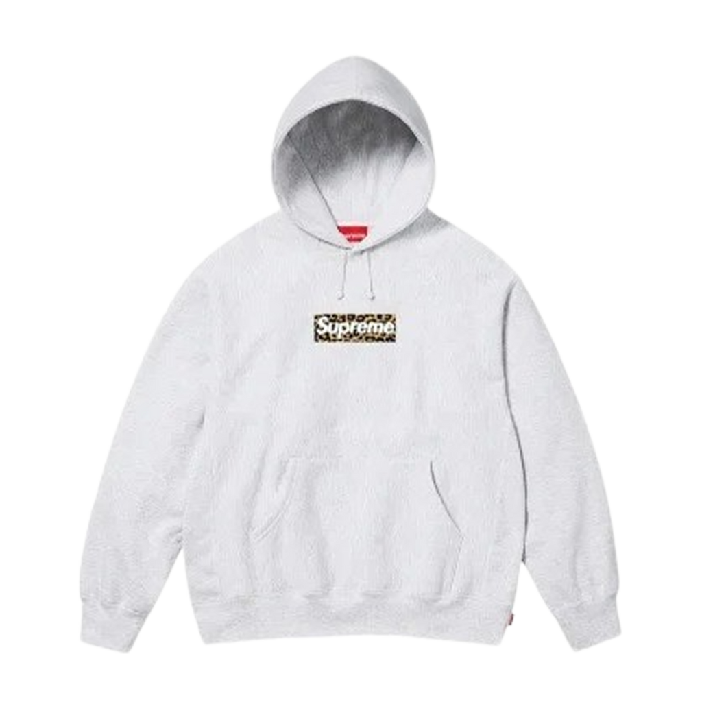 Supreme Shanghai Box Logo Hoodie 'Ash Grey'