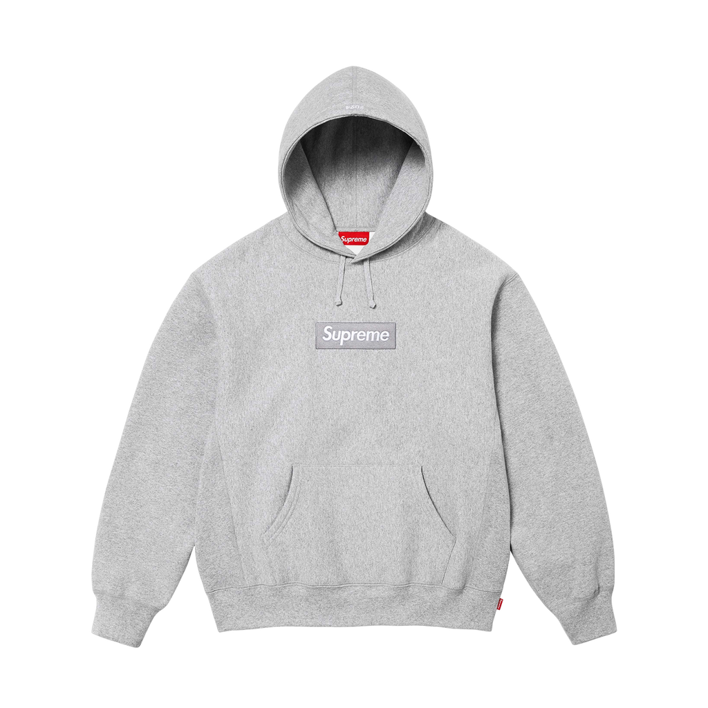 Supreme Box Logo Hoodie FW24 'Heather Grey'
