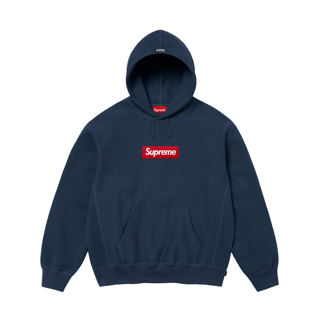 Supreme Box Logo Hoodie FW24 'Navy'