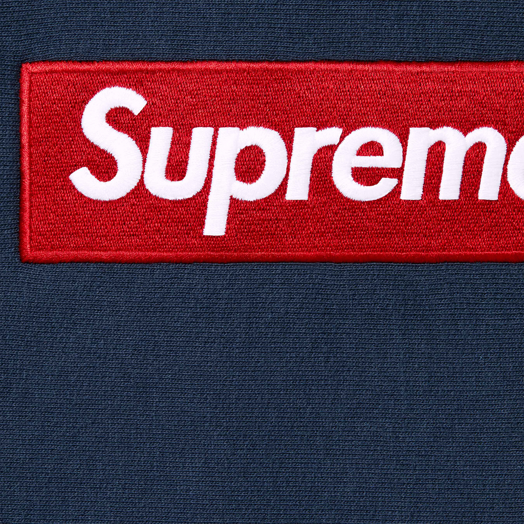 Supreme Box Logo Hoodie FW24 'Navy'