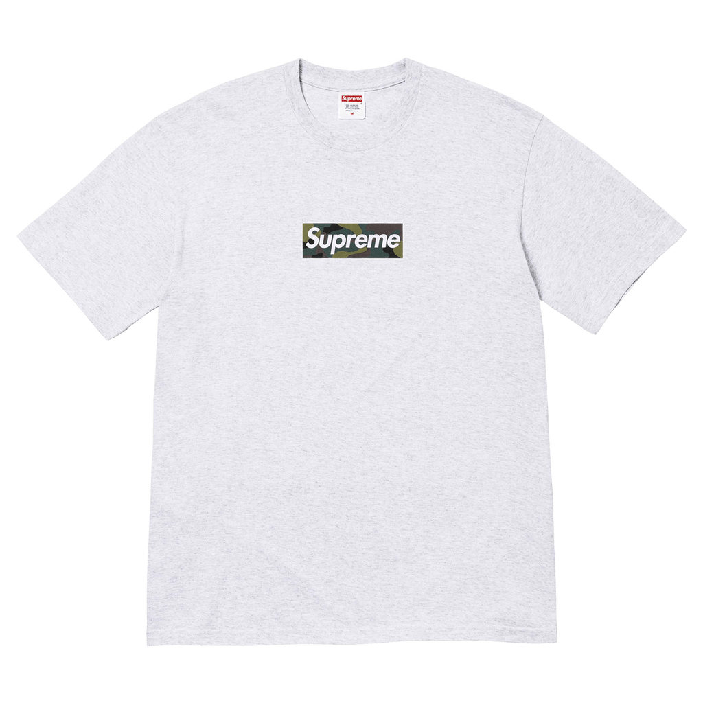 Supreme Box Logo Tee Ash Grey FW23 - Kick Game