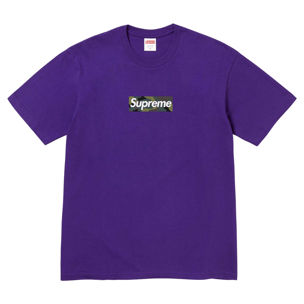 Supreme Box Logo Tee Purple FW23 - Kick Game