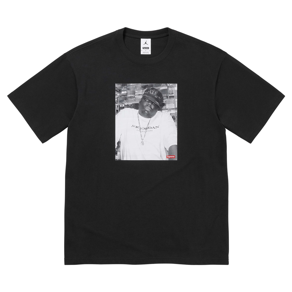 Supreme x Jordan Biggie Tee 'Black'