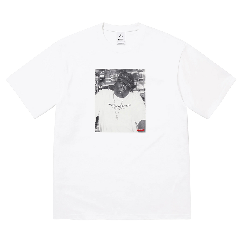 Supreme x Jordan Biggie Tee 'White'
