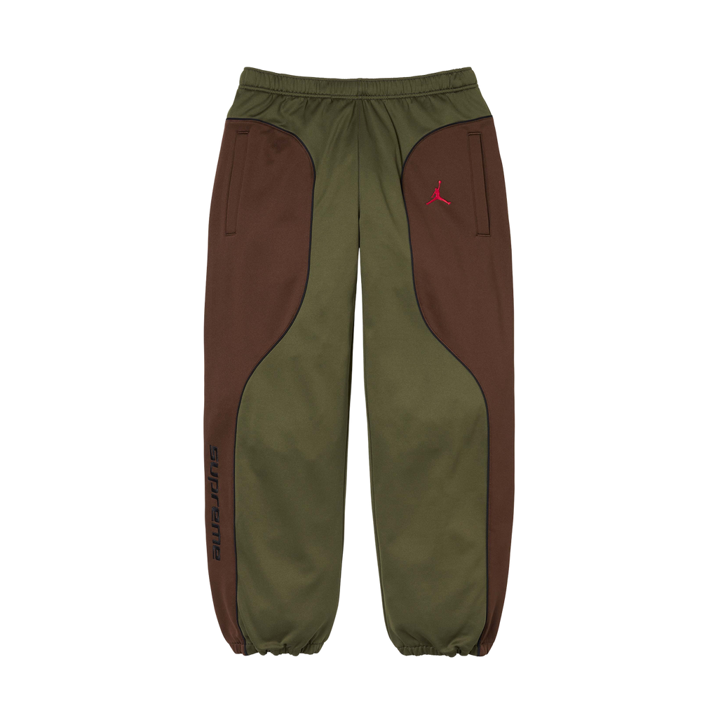 Supreme x Jordan Track Pants 'Olive/Brown'