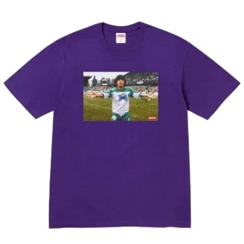 Supreme Maradona Tee Purple