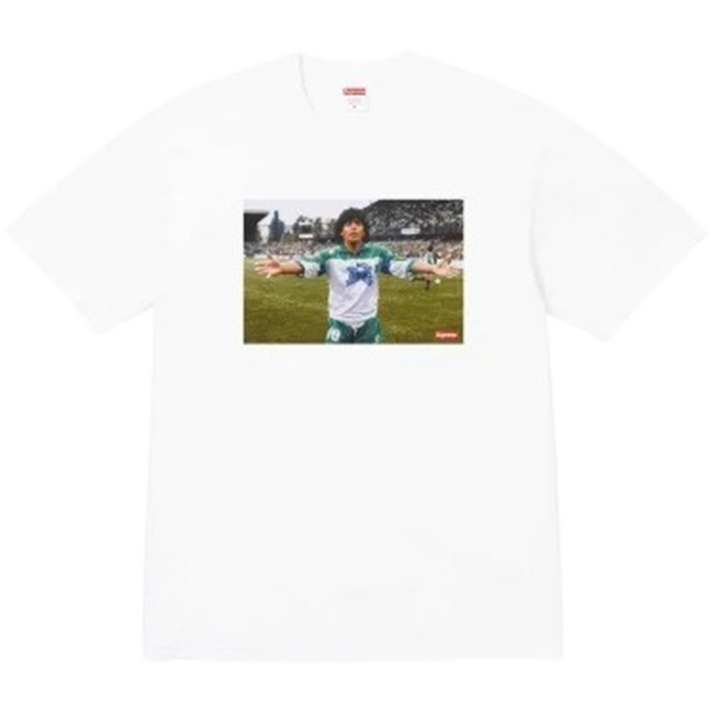 Supreme Maradona Tee White