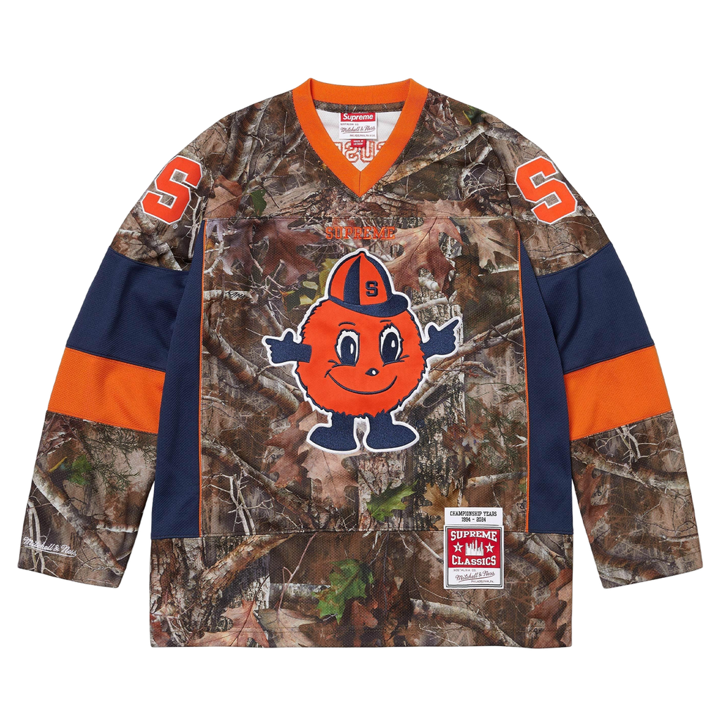 Supreme x Mitchell & Ness NCAA Hockey Jersey 'True Timber Kanati Camo'