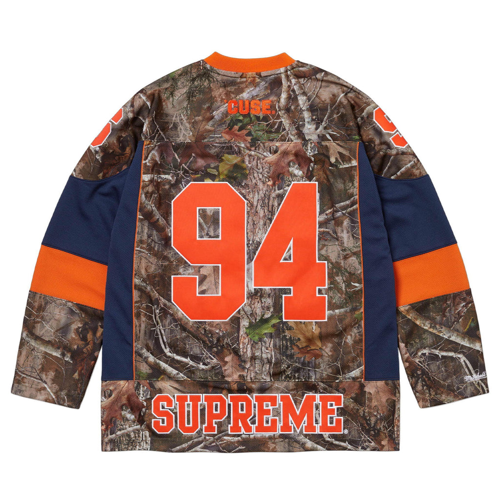 Supreme x Mitchell & Ness NCAA Hockey Jersey 'True Timber Kanati Camo'