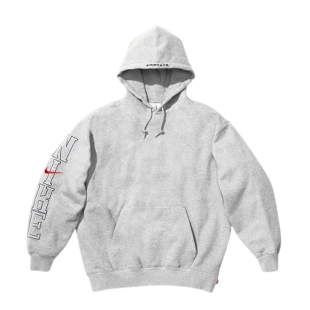 Supreme x Nike Hooded Sweatshirt 'Grey'