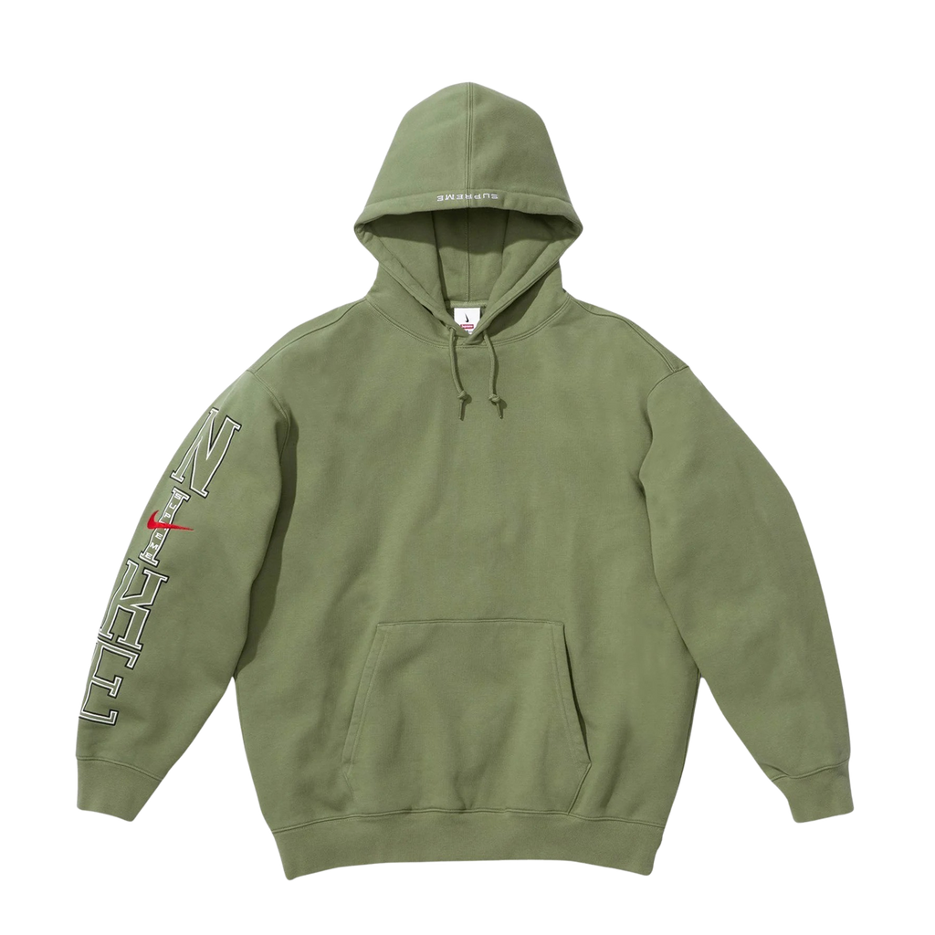 Supreme x Nike Hooded Sweatshirt 'Olive'