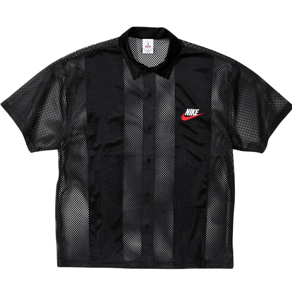Supreme x Nike Mesh S/S Shirt 'Black'
