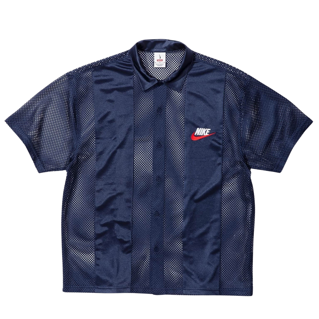Supreme x Nike Mesh S/S Shirt 'Navy'