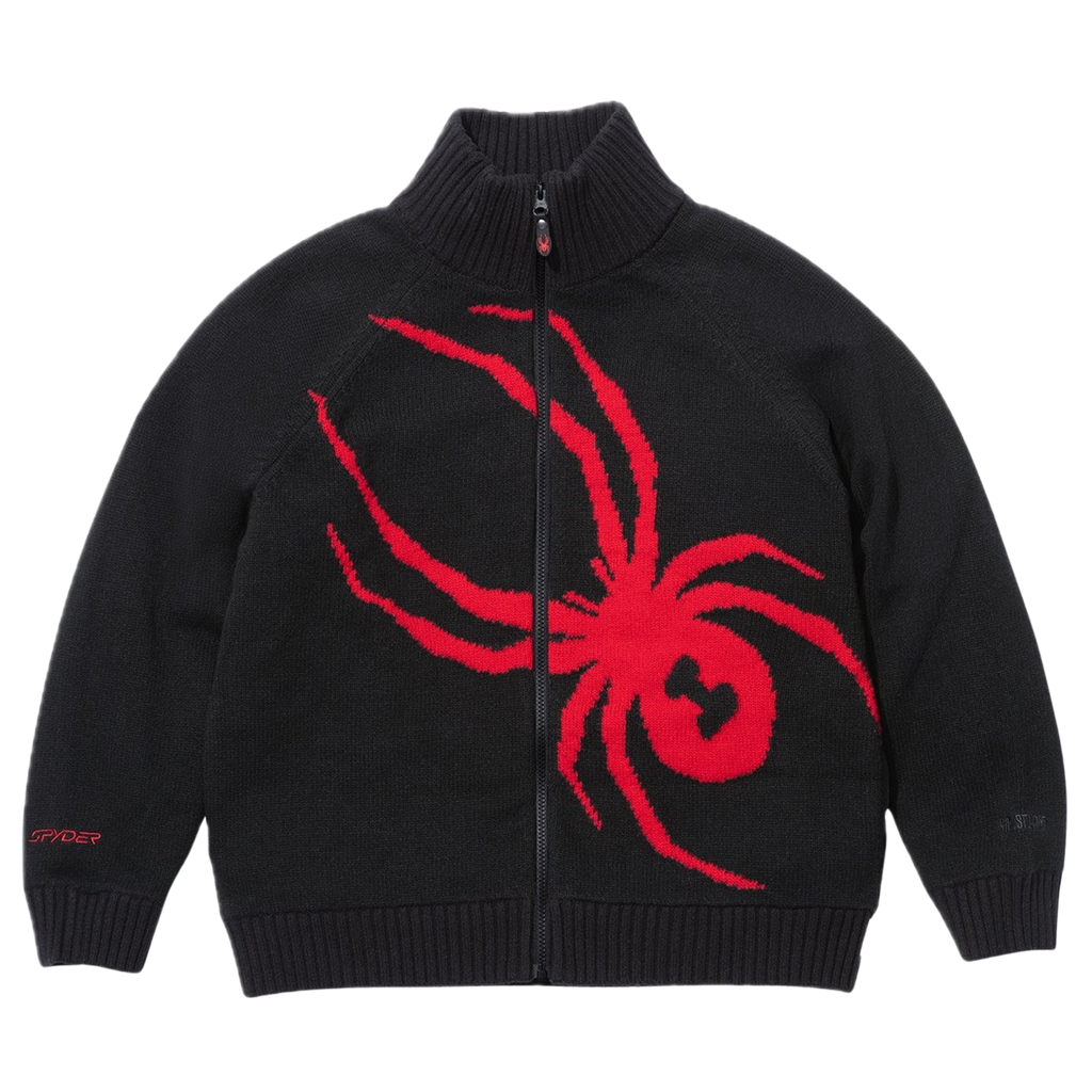 Supreme x Spyder Windstopper Zip Up Sweater 'Black'