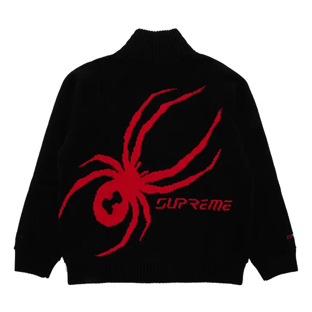 Supreme x Spyder Windstopper Zip Up Sweater 'Black'