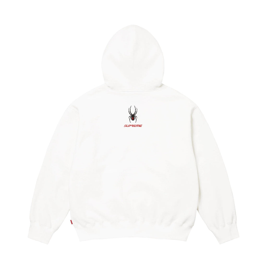Supreme x Spyder Zip Up Hooded Sweatshirt 'White'