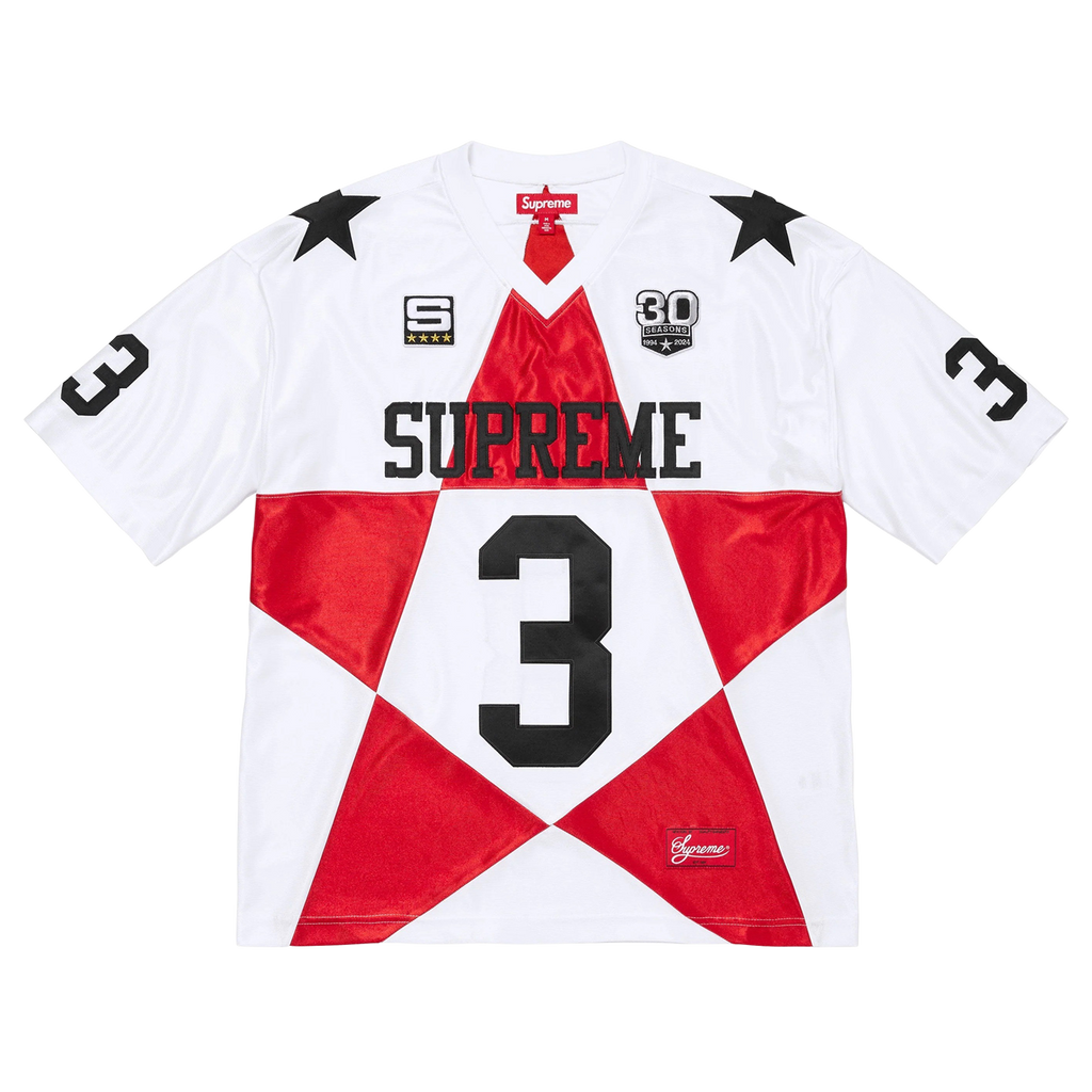 Supreme Star Football Jersey 'White'