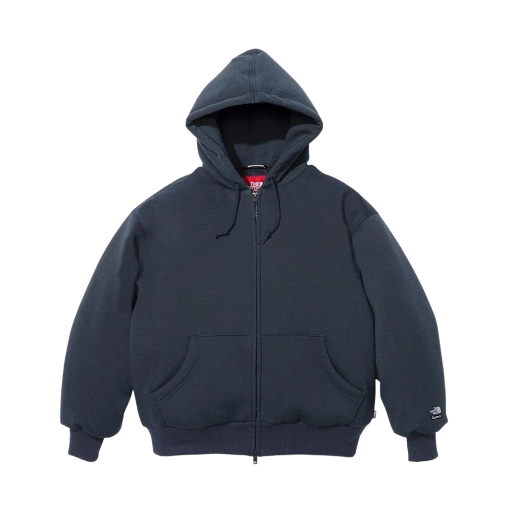 Supreme x The North Face Zip Up Hooded Sweatshirt 'Navy'