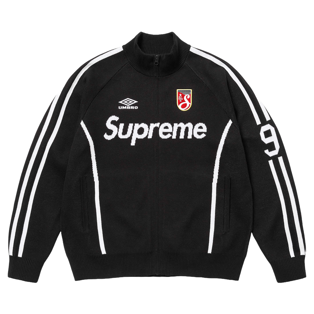 Supreme x Umbro Zip-Up Sweatshirt 'Black'