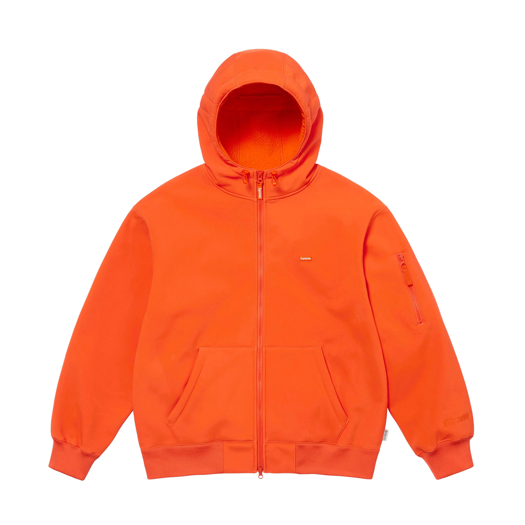 Supreme Windstopper Zip Up Hooded Sweatshirt 'Orange'