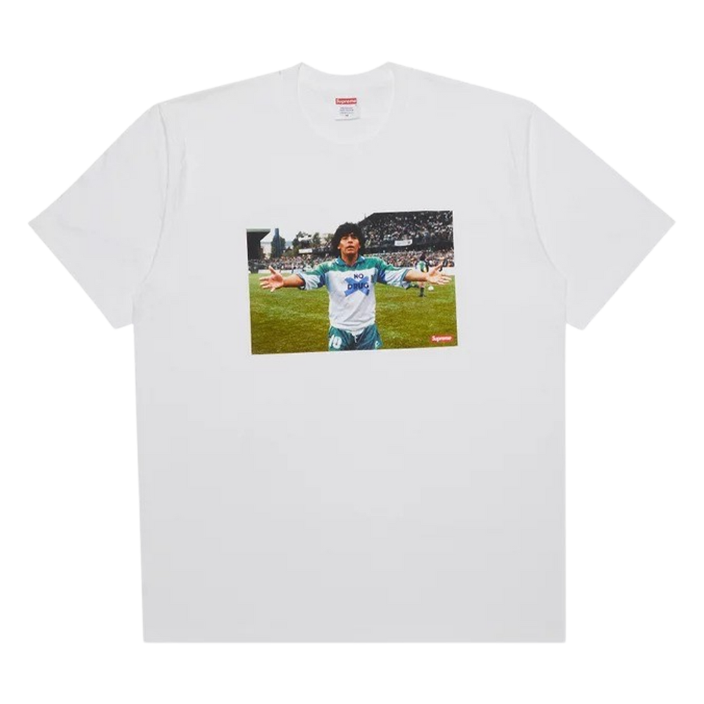 Supreme Maradona Tee White