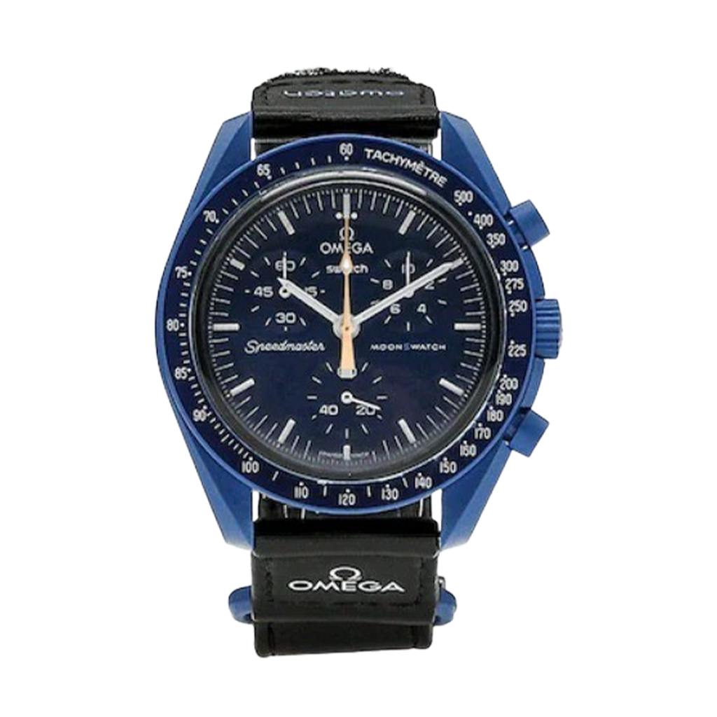 Swatch x Omega Bioceramic Moonswatch Mission to Neptune Moonshine Gold