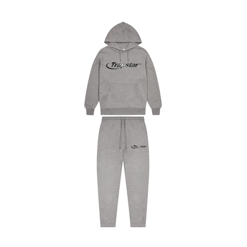 Trapstar Hyperdrive Monochrome Tracksuit 'Grey'