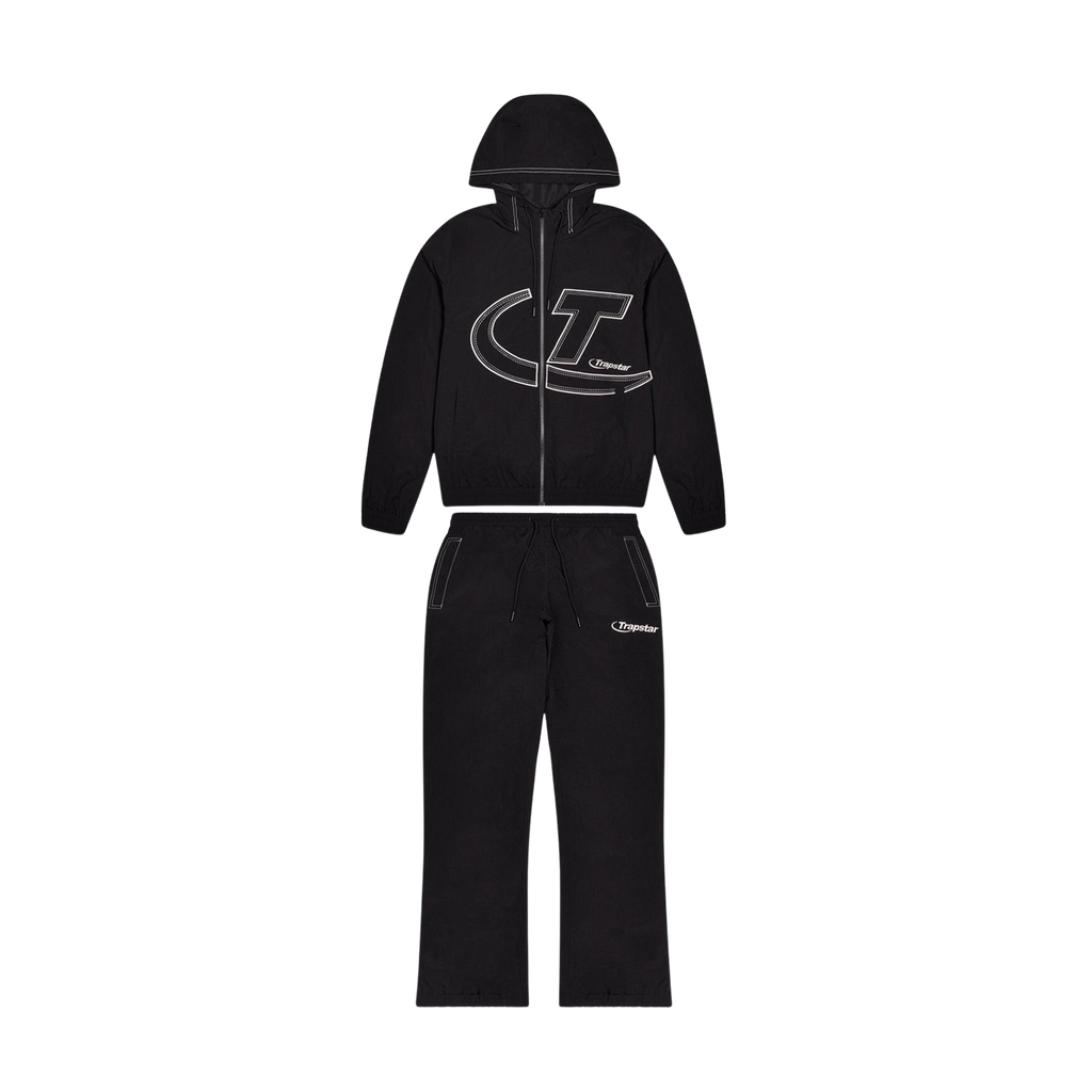 Trapstar Hyperdrive Shell Tracksuit 'Black'