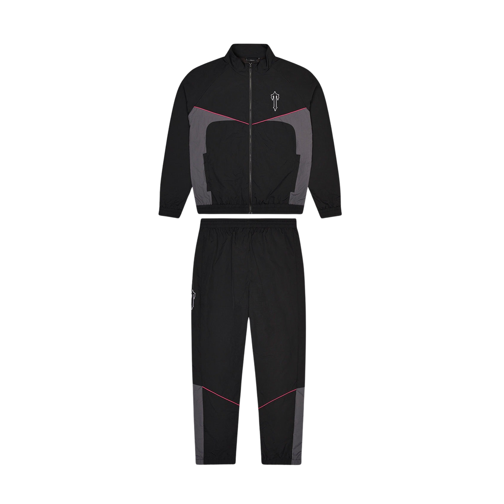 Trapstar Irongate Shell Tracksuit 'Black Pink'