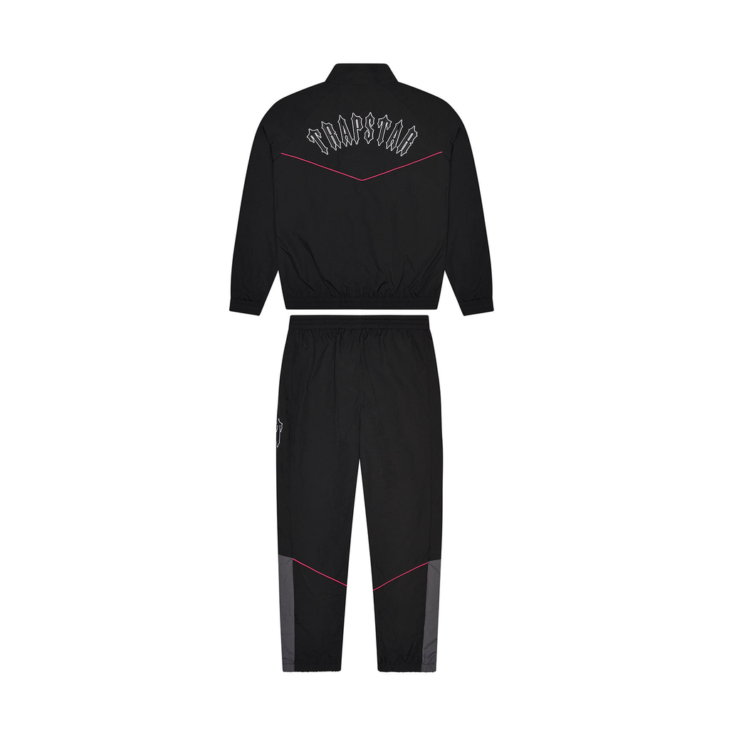 Trapstar Irongate Shell Tracksuit 'Black Pink'