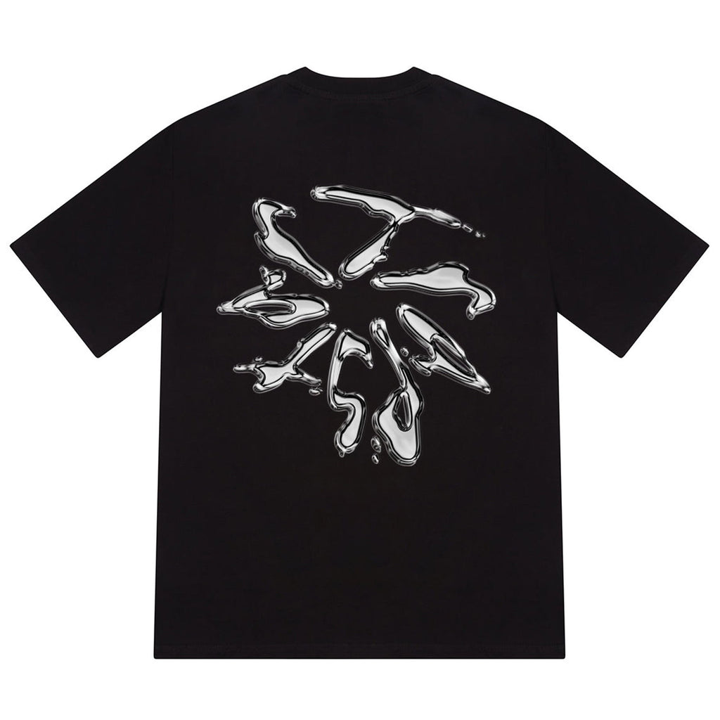Trapstar Liquid Chrome Tee 'Black'