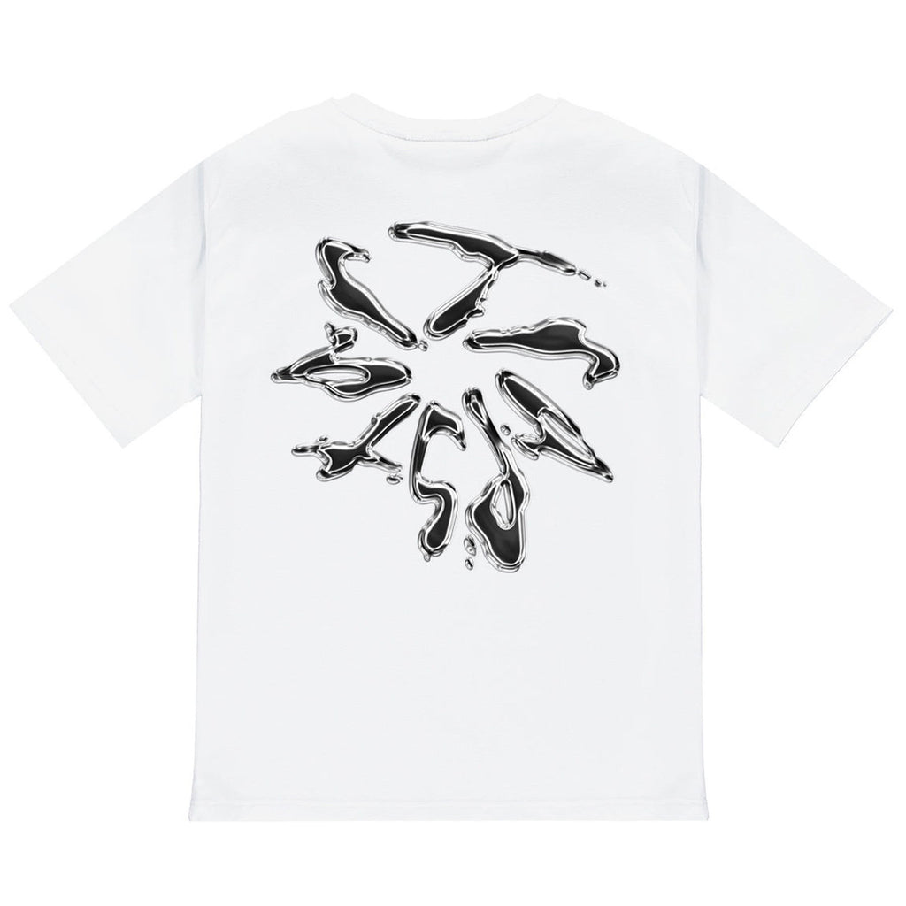 Trapstar Liquid Chrome Tee 'White'